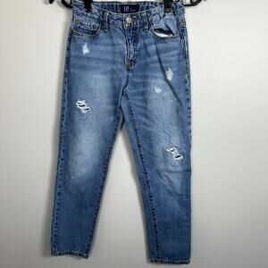 Gap Kids Distressed Girlfriend Jeans 10 Girls